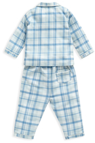 Blue Gingham Woven Pyjamas