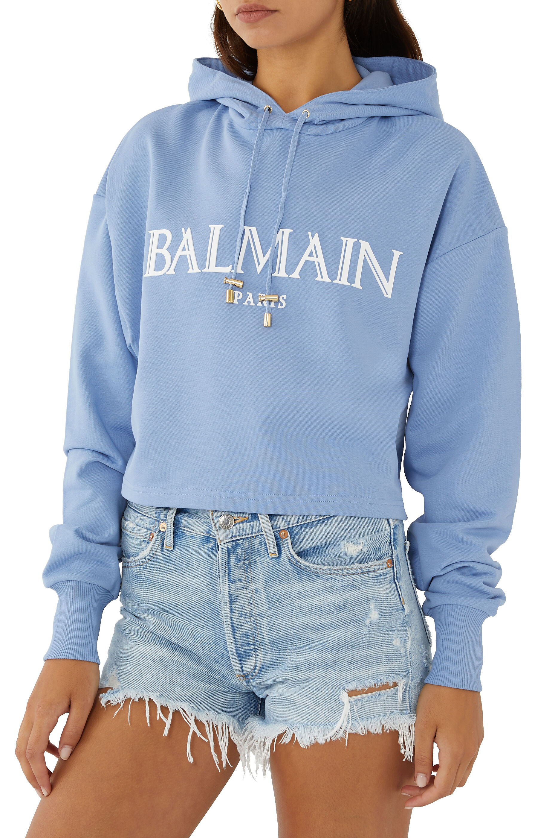 Balmain hoodie discount womens