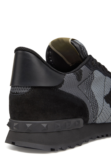  Camouflage Knit Rockrunner Sneakers