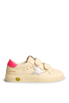 Kids May Super Star Leather Sneakers