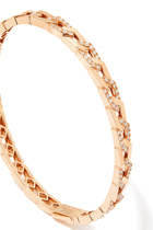 Fizzy Rebel Hoop Bangle, 18k Rose Gold & Diamonds