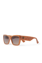 Kensington Gradient Rectangular Sunglasses