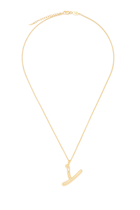 Y Initial Pendant Necklace, 18K Gold-Plated Sterling Silver