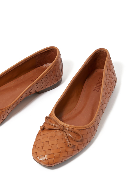 Arissa Woven Ballerina Flats