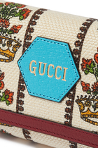 Gucci 100 Chain Wallet in Jacquard