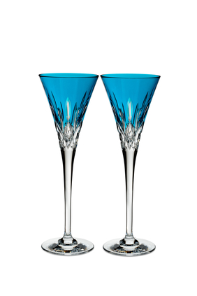 Waterford Lismore Pops Toasting Flutes, Set of Two