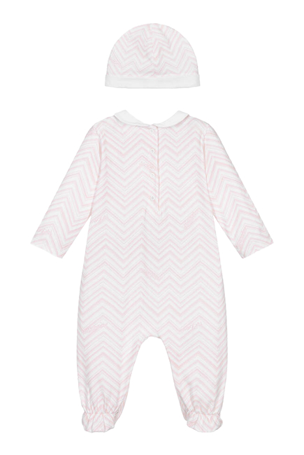 Kids Two-Piece Set with Cotton Jumpsuit and Docker Hat