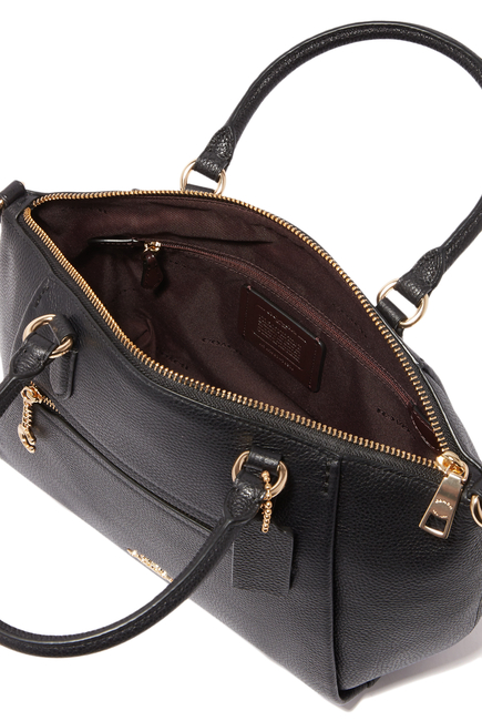 Elise Pebble Leather Satchel Bag