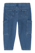 Kids Macro Pocket Straight Denim