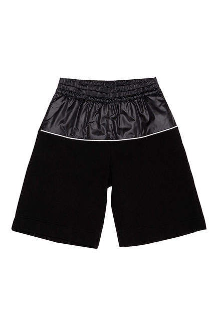 Elasticated Panel Sweat Shorts