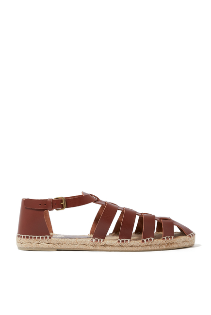 Samos Napa Cureo Leather Sandals