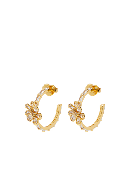 Fleurette Hoop Earrings