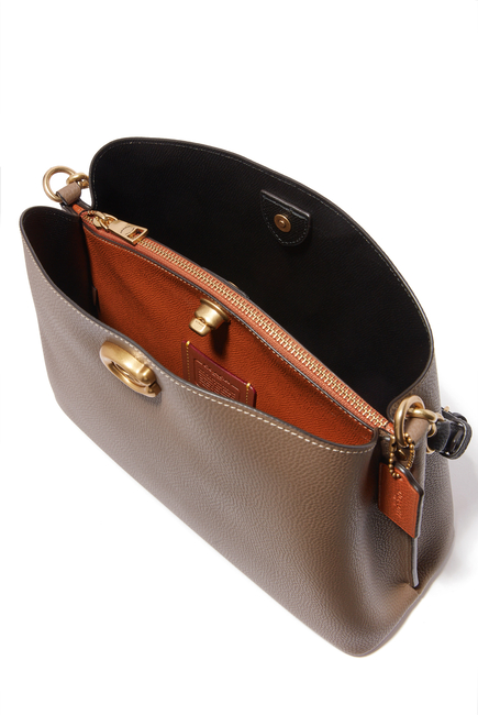 Willow Pebble Leather Shoulder Bag