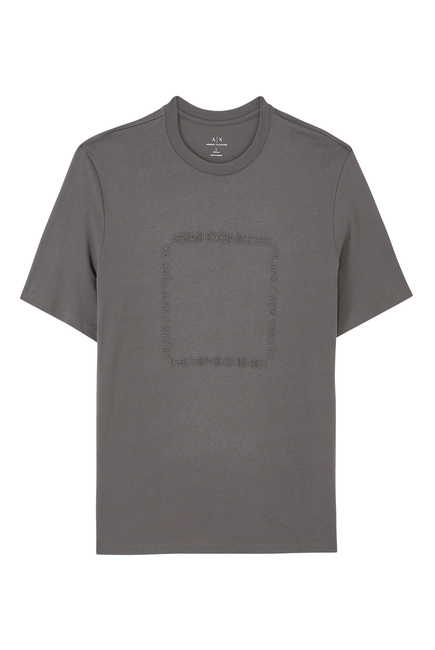 Jersey Grid Logo T-Shirt