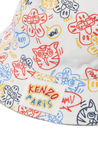 Kids Printed Bucket Hat