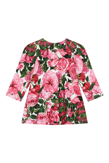 Kids Floral Print Dress