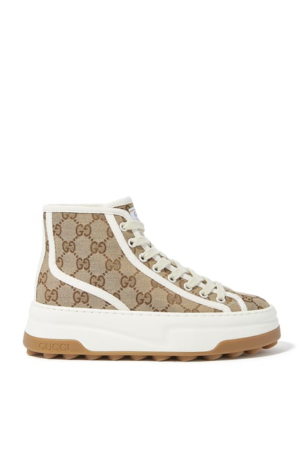 GG High-Top 56 Canvas Sneakers