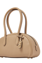 Lulu Small Pebbled Satchel Bag