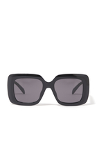 Bold 3 Dots Square Sunglasses