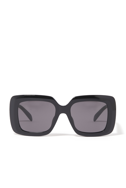 Bold 3 Dots Square Sunglasses