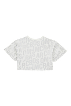 Kids Logo Print Cropped T-Shirt