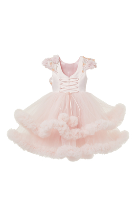 Pink Pearl Rose Dress