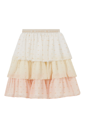 Three-Tiered Ombre Skirt