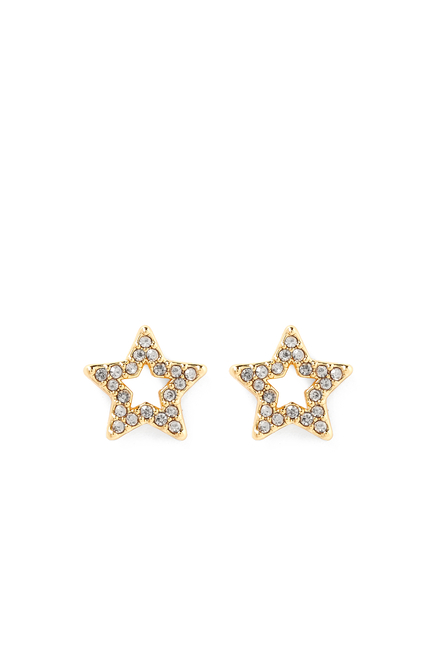 Pavé Star Stud Earrings