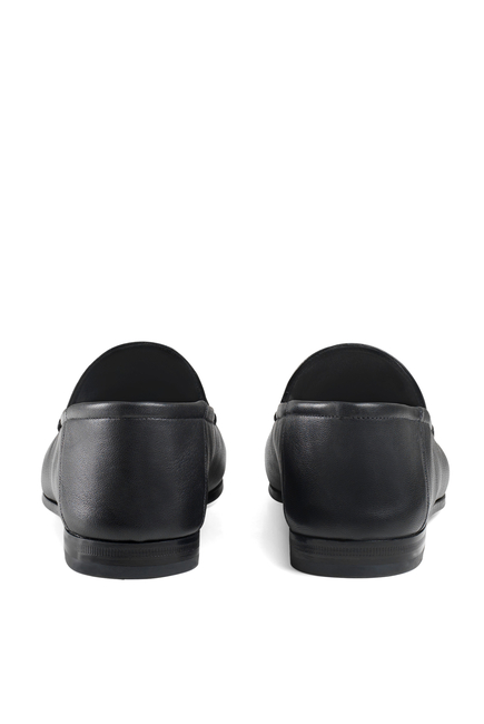 Leather Horsebit Loafers