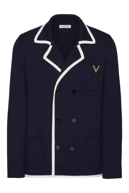 V Detail Blazer