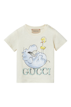 Kids Logo Cotton T-Shirt