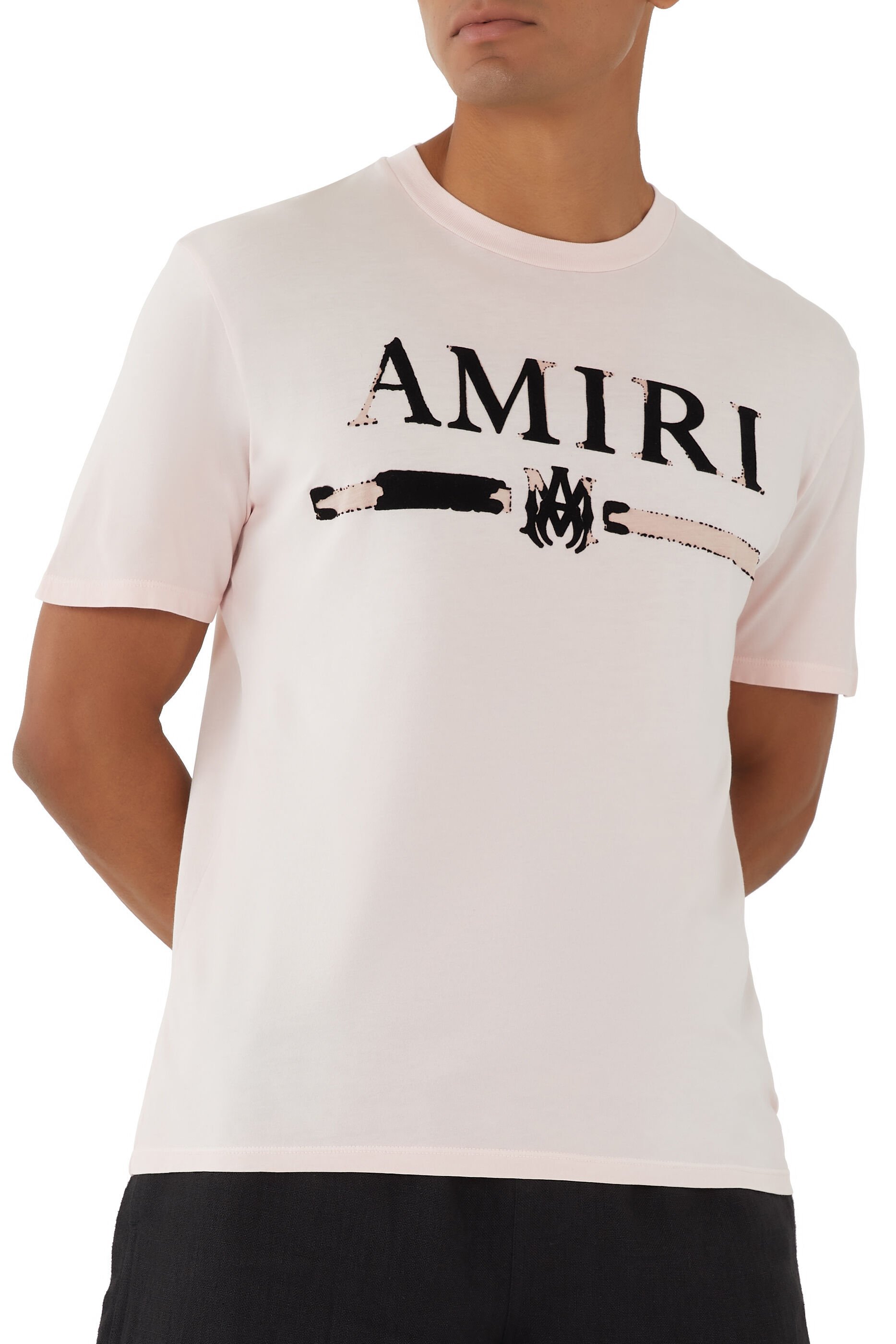 AMIRI アミリ M.A. Bar Appliqué Tシャツ ブラック M - Tシャツ ...