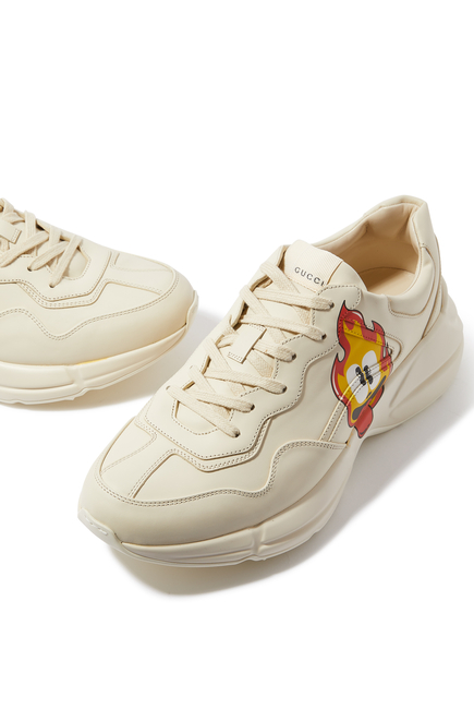 Rhyton Sneakers with Serigraphy