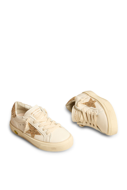 Kids May Leather Sneakers