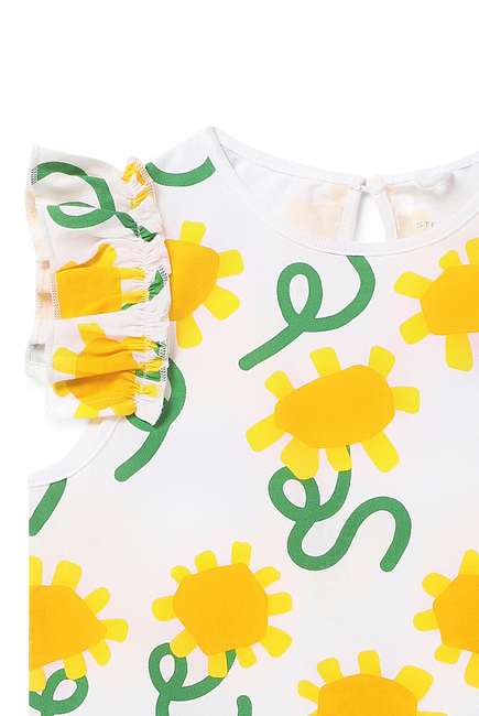 Kids Sunflower Cotton Shirt