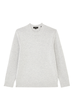 Relaxed Ribbed Crewneck