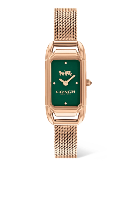 Cadie Rose Gold Mesh Watch