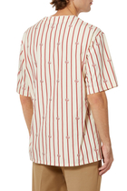 Double G Stripe Bowling Shirt