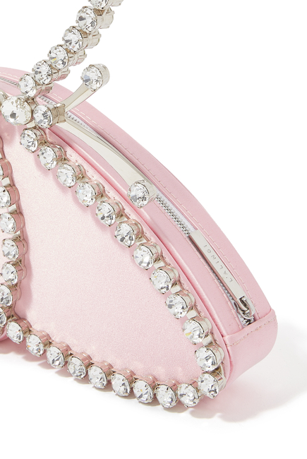 Butterfly Crystal-Embellished Clutch