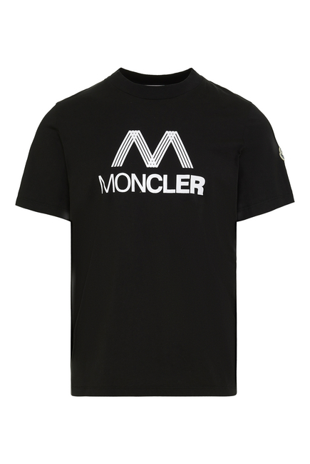 M Logo Print T-shirt