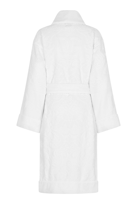 Terry Cotton Logo Bath Robe