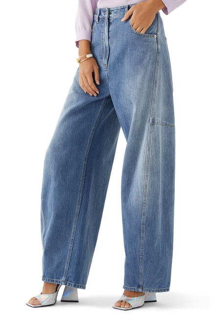 Buy Tibi Classic Wash Denim Sid Jeans for Womens | Bloomingdale's Kuwait