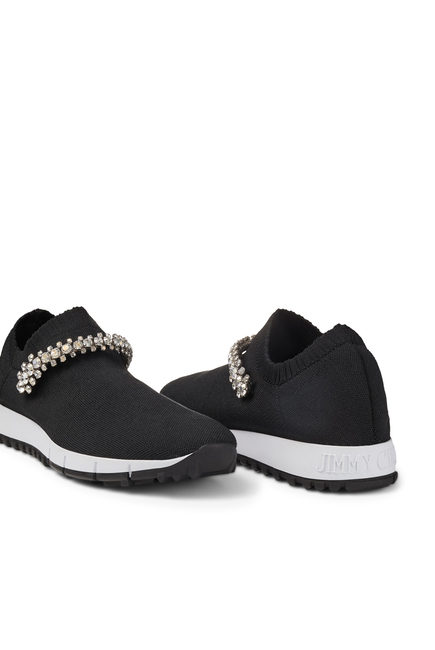 Verona Crystal Embellished Knit Sneakers