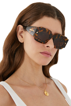 Cathi Bio-Plastic Square-Frame Sunglasses