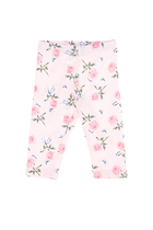 Floral Embroidered Leggings