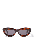 Curvy Cat Eye Sunglasses