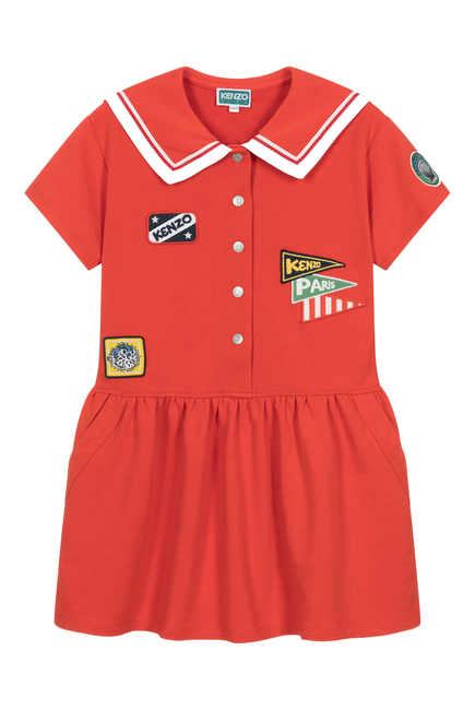 Kids Embroidered Sailor Dress