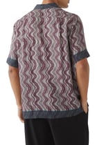 Printed Wave Shirt