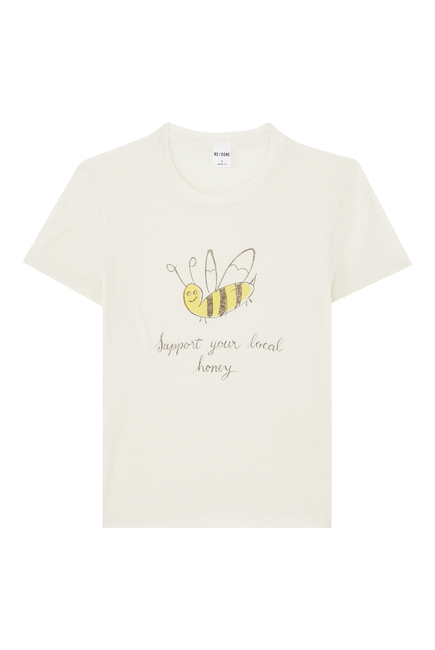 '90s Baby Local Honey Print T-Shirt