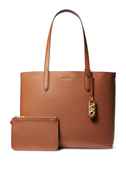 Eliza Extra-Large Pebbled Leather Reversible Tote Bag